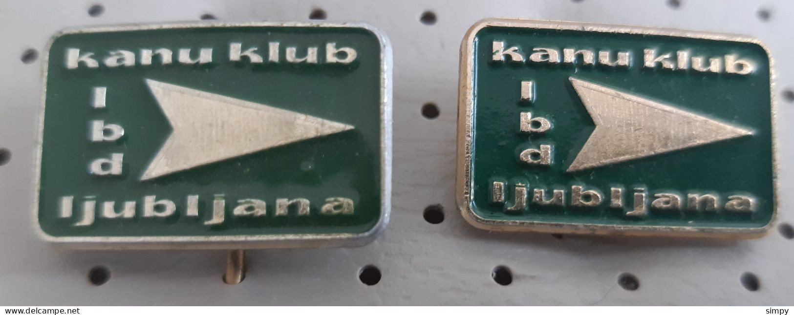 Rowing  Kayak Canue Club IBD Ljubljana Slovenia Pins - Canottaggio