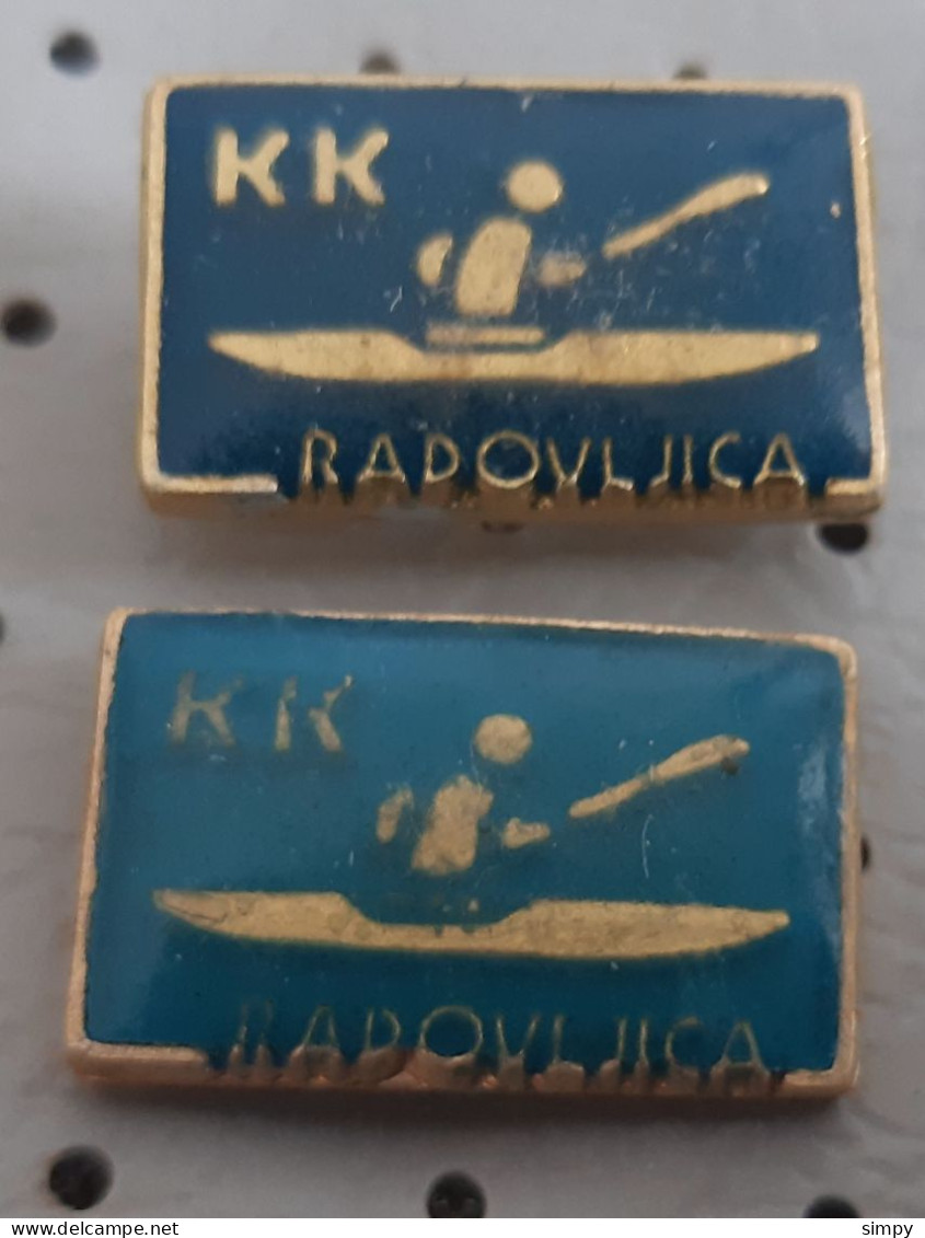 Rowing  Kayak Canue KK Radovljica Slovenia Pins - Canottaggio