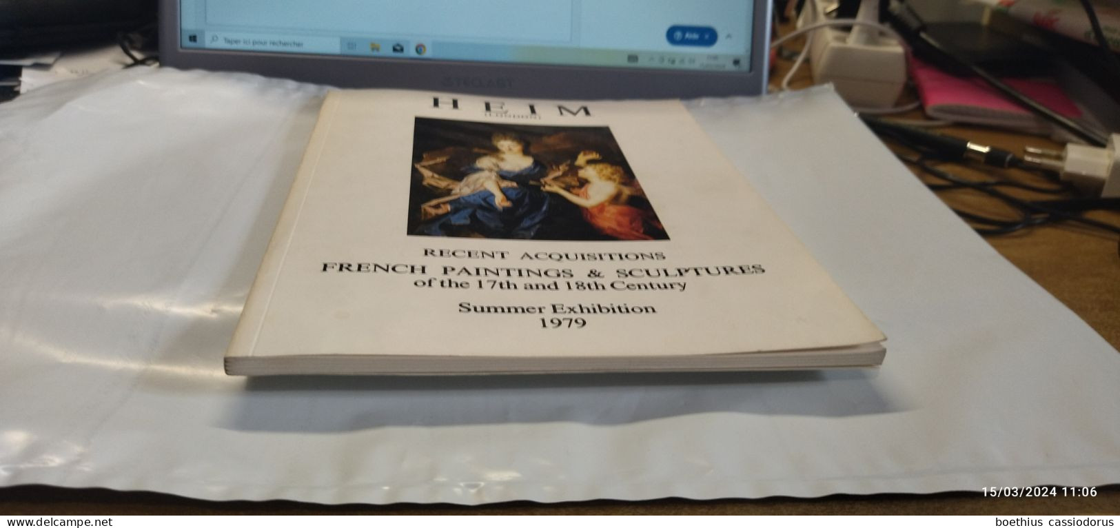 HEIM London " RECENT ACQUISITIONS FRENCH PAINTINGS & SCULPTURES OF THE 17th AND & 18th CENTURY " Summer Exhibition 1979 - Schöne Künste