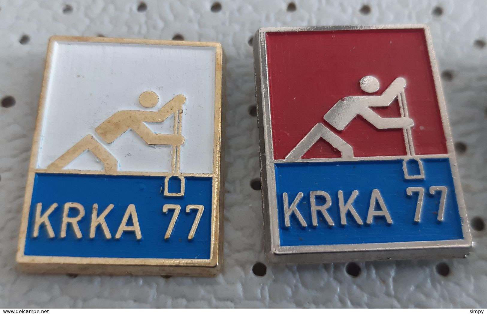 Rowing  Kayak Canue KK Krka 1977 Slovenia Pins - Rudersport