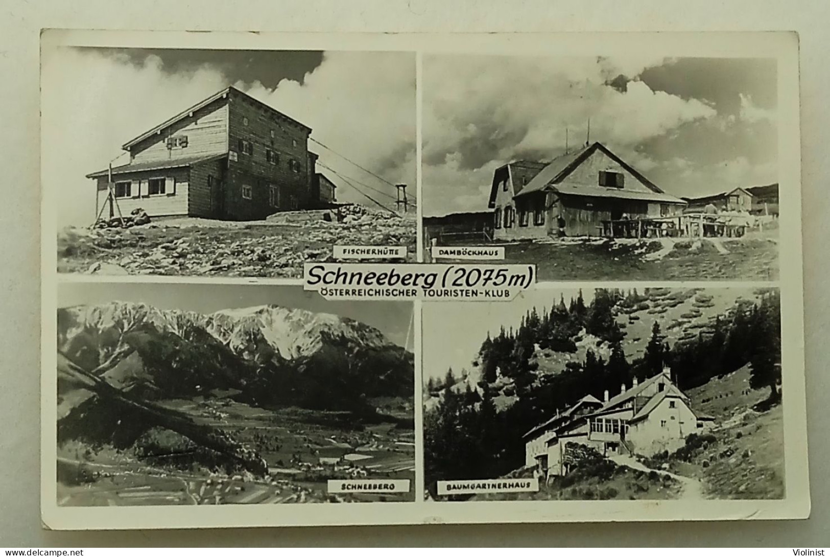 Austria-Schneeberg(2075m)-Österreichischer Touristen-Klub - Schneeberggebiet