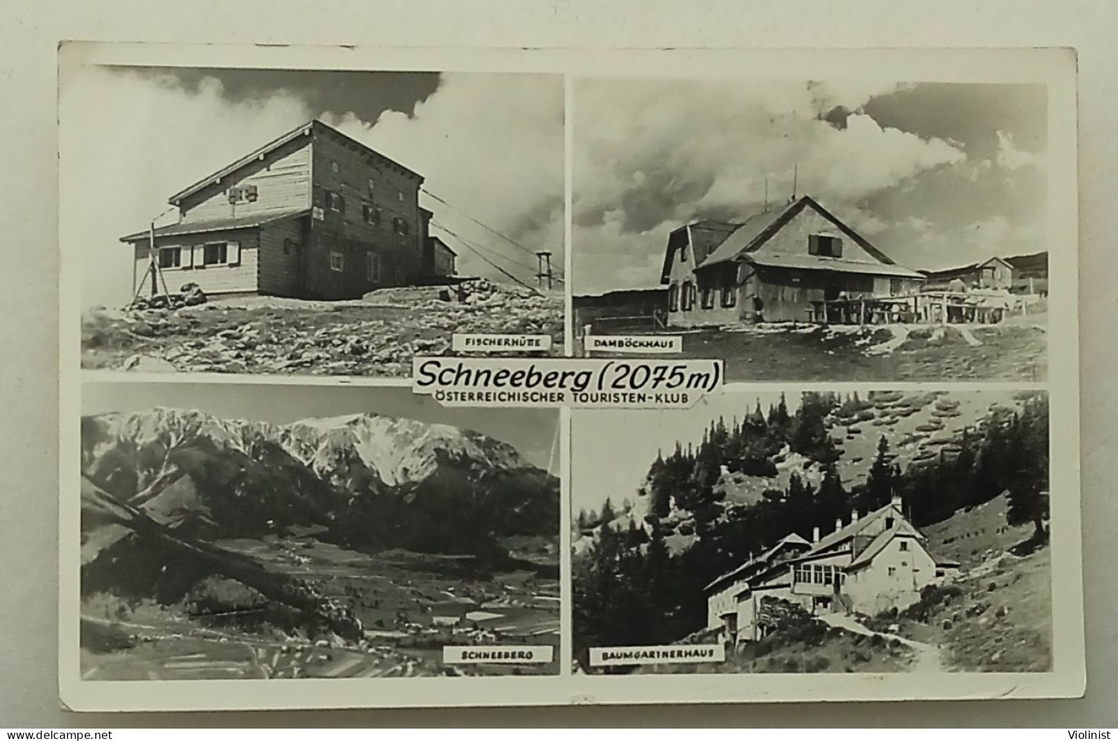 Austria-Schneeberg(2075m)-Österreichischer Touristen-Klub - Schneeberggebiet