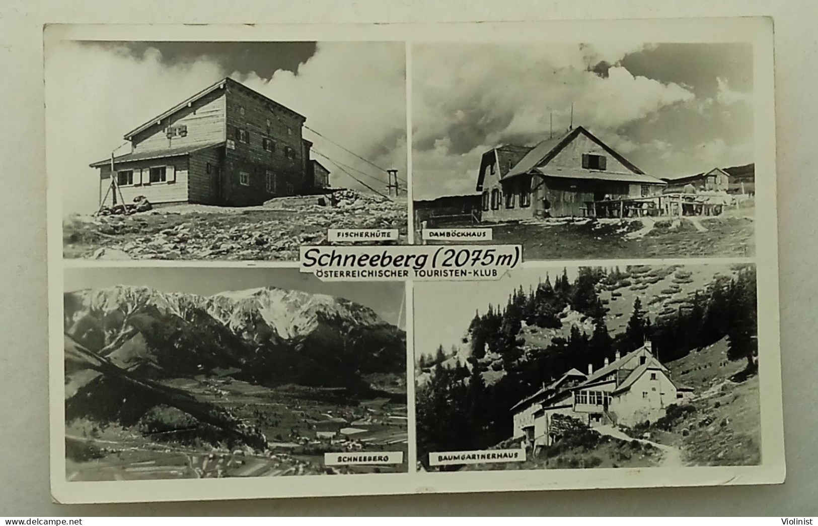 Austria-Schneeberg(2075m)-Österreichischer Touristen-Klub - Schneeberggebiet