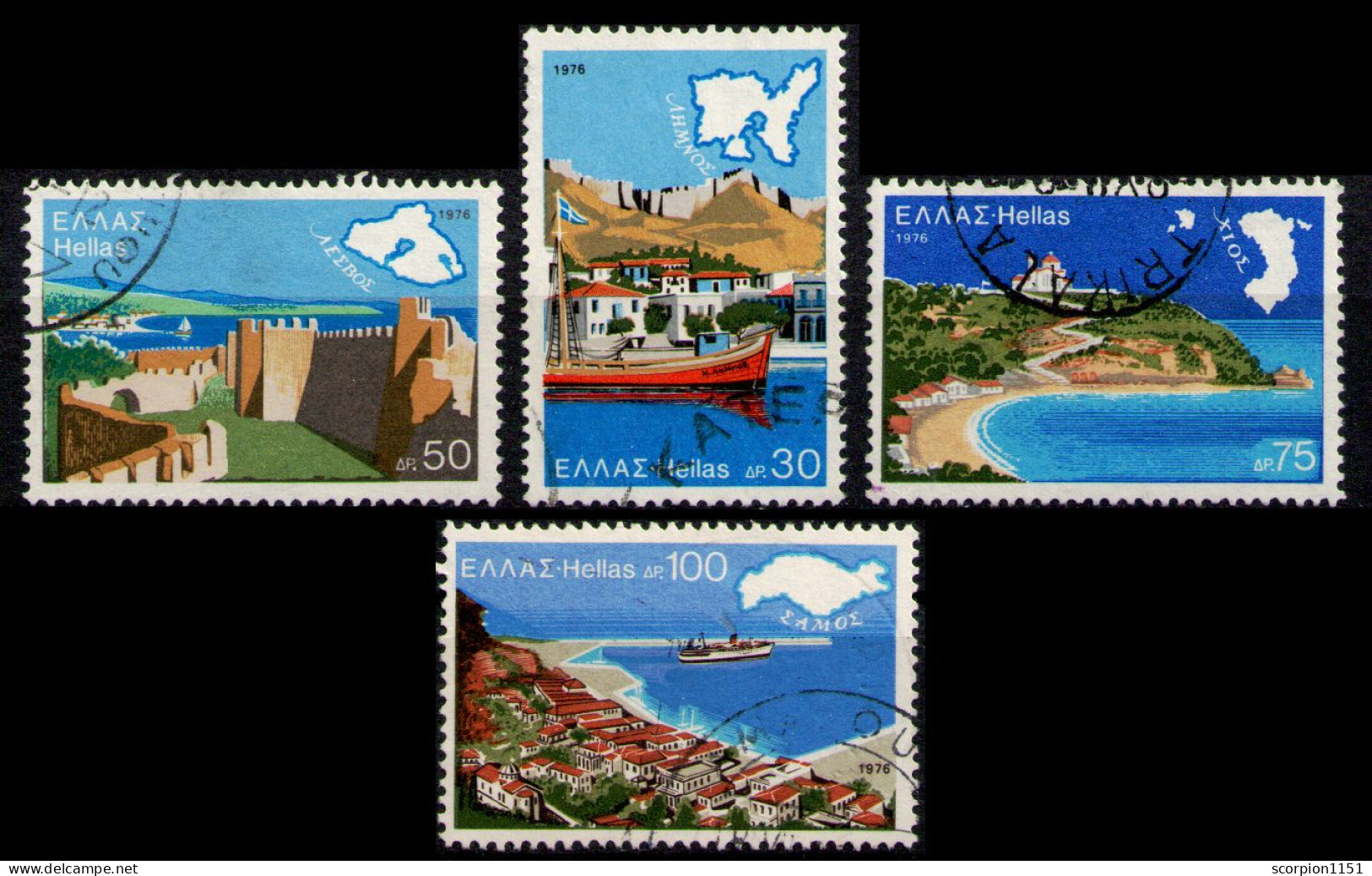 GREECE 1976 - Full Set Used - Oblitérés