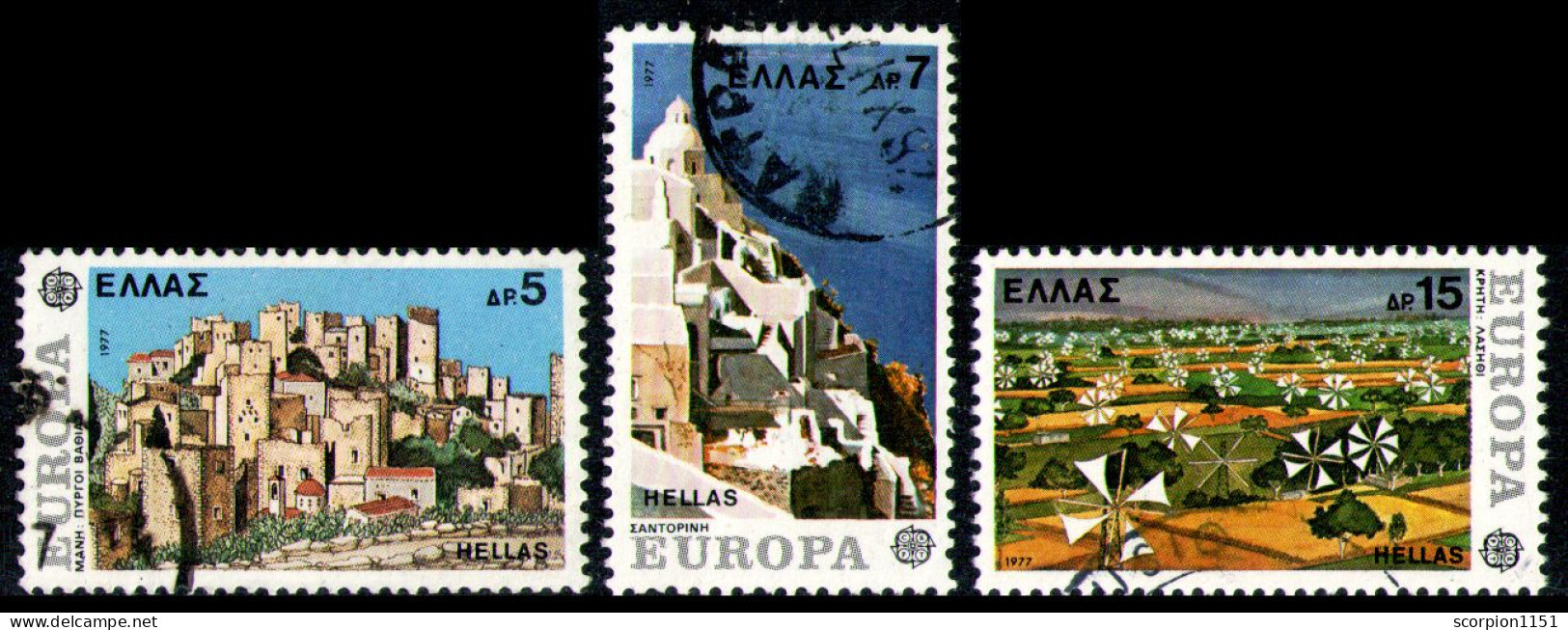 GREECE 1977 - Full Set Used - Usados