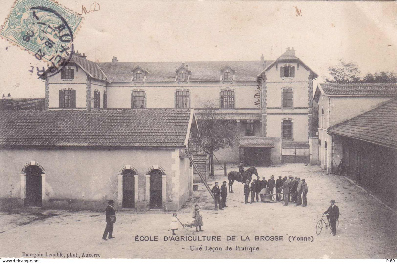 Ecole D'agriculture De La Brosse (Yonne) - Une Leçon De Pratique (très Animée) - Venoy