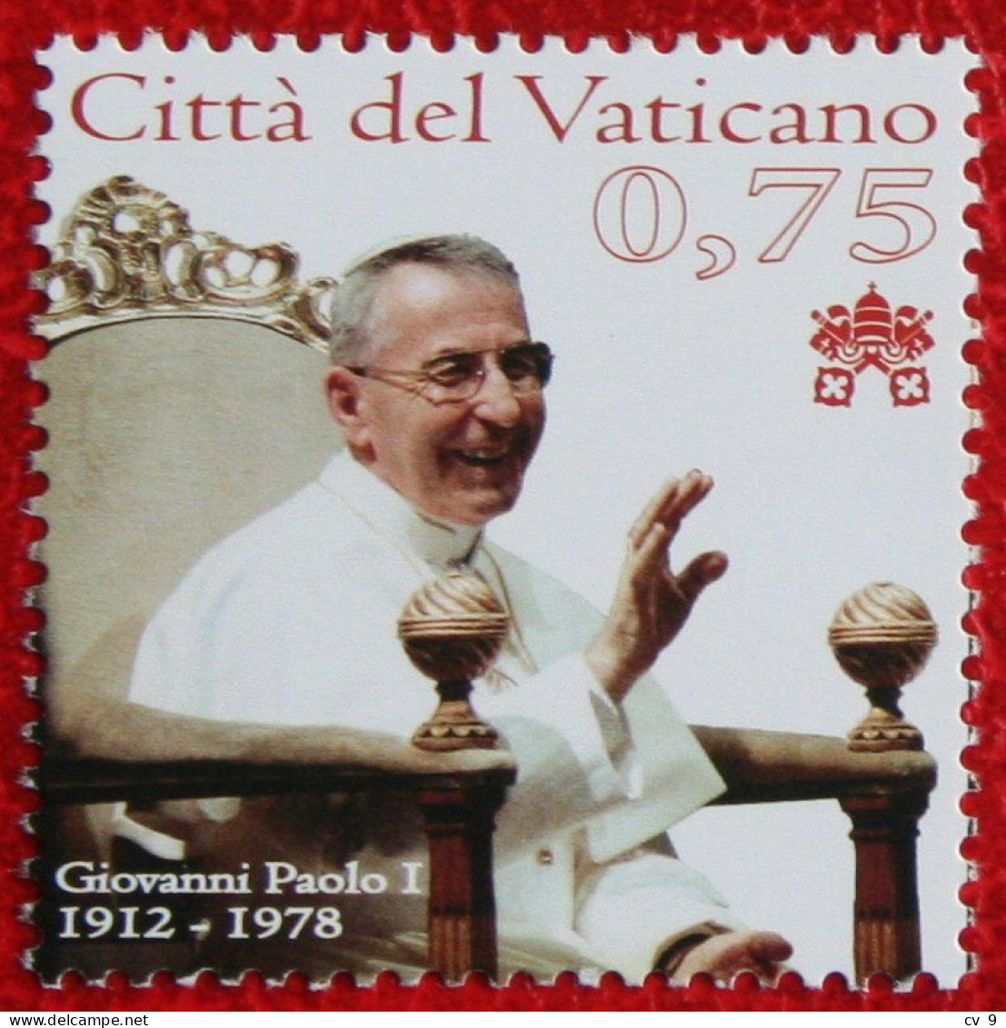 Pope John Paul I 2012 Mi 1744 Yv 1597 POSTFRIS MNH **  VATICANO VATICAN VATICAAN - Unused Stamps