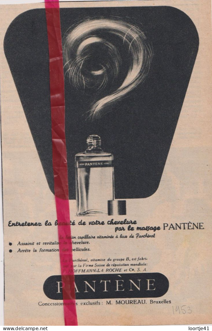 Pub Reclame - Pantène - Orig. Knipsel Coupure Tijdschrift Magazine - 1953 - Publicités