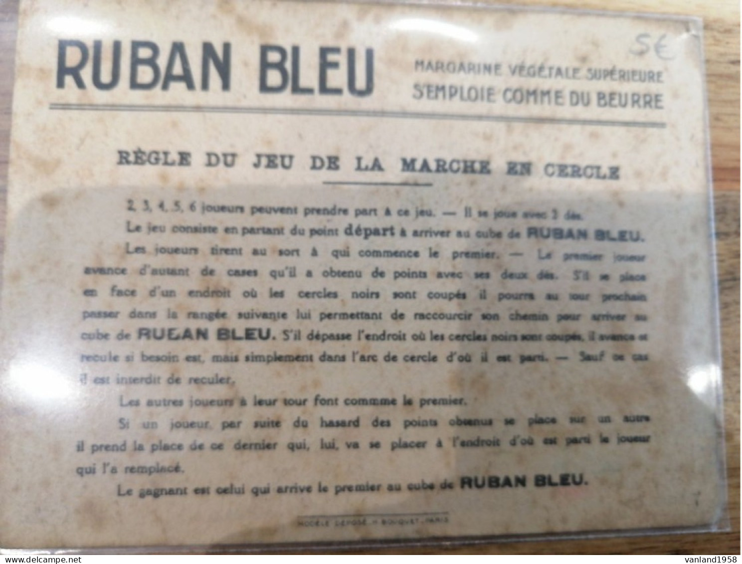 Jeu De La Marche En Cercle Ruban Bleu - Other & Unclassified