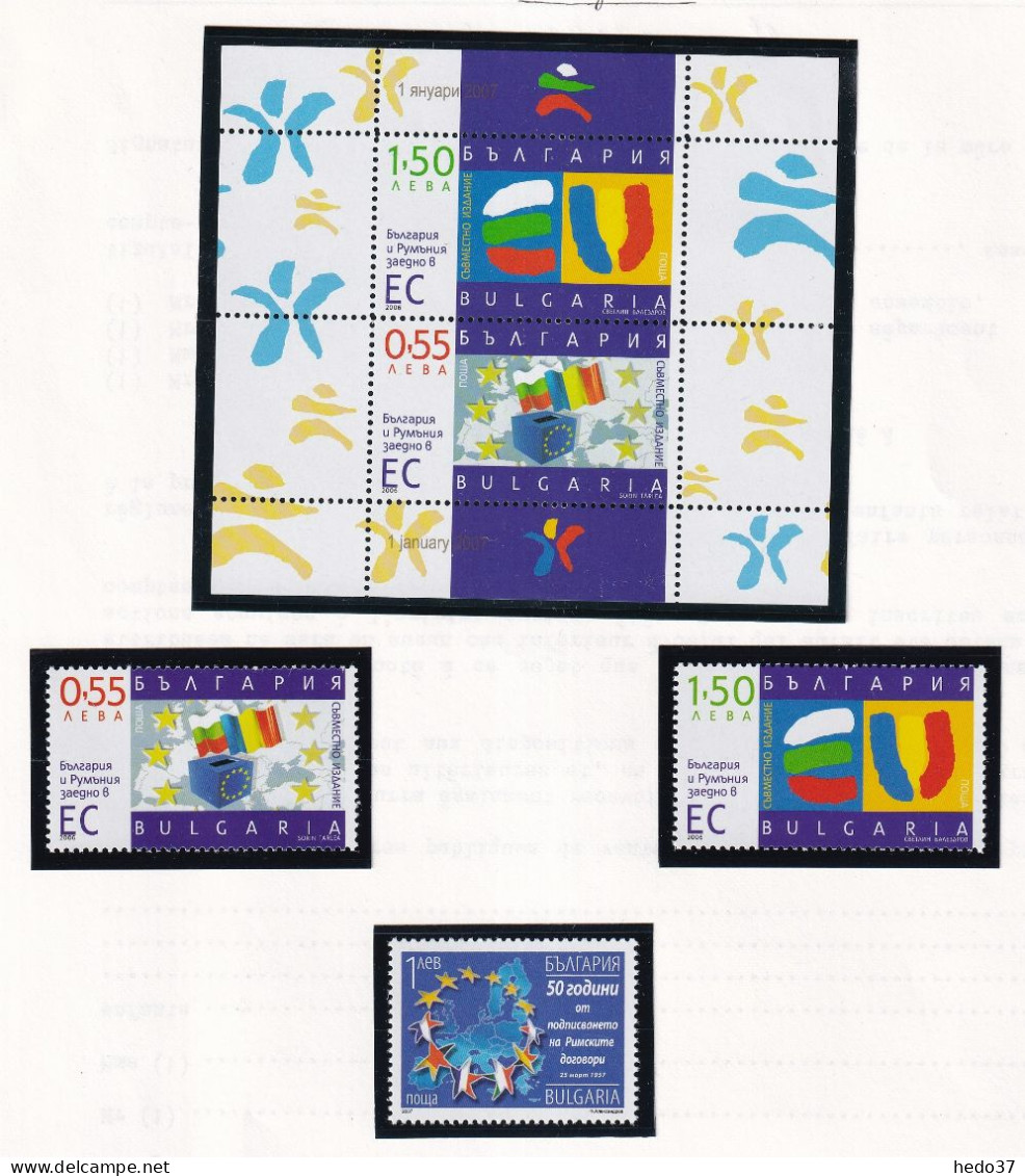 Bulgarie N°4119/4120,4127 & BF 235 - Neuf ** Sans Charnière - TB - Unused Stamps