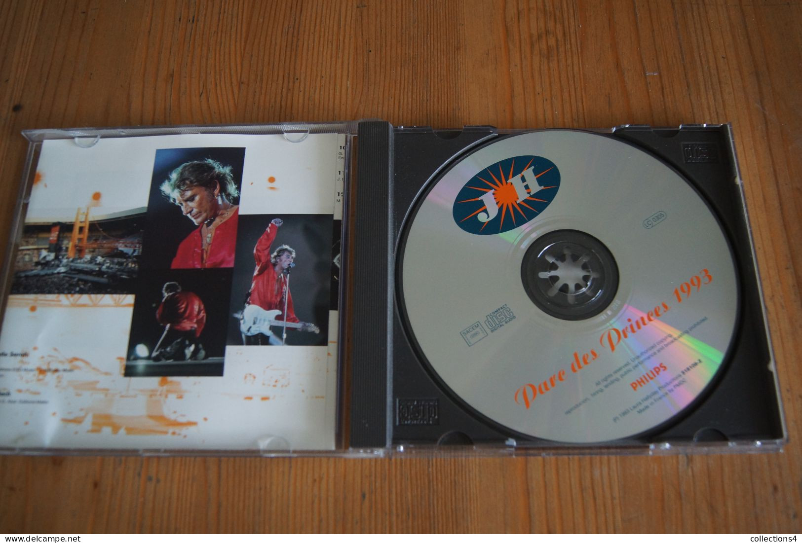 JOHNNY HALLYDAY PARC DES PRINCES 1993 CD  SORTIE 1993 - Rock