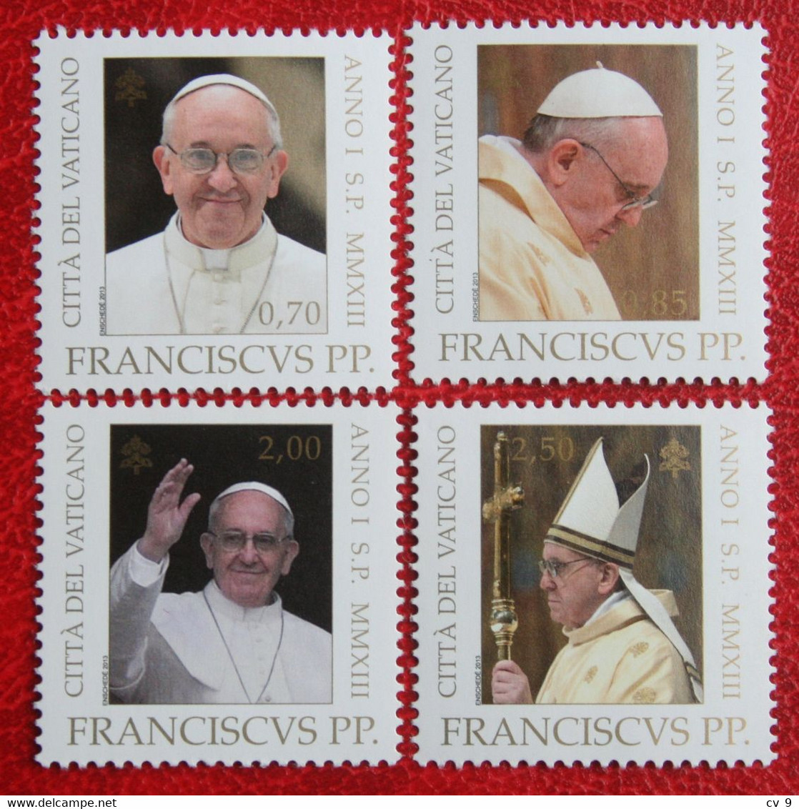 Pope Francis I 2013 Mi 1766-1769 Yv 1623-1626 POSTFRIS / MNH / **  VATICANO VATICAN VATICAAN - Nuevos