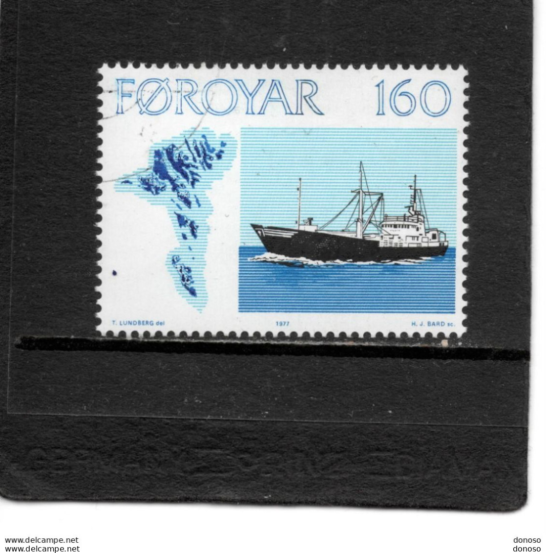 FEROË 1977 Bateaux De Pêche Yvert 20 Oblitéré, Used - Färöer Inseln