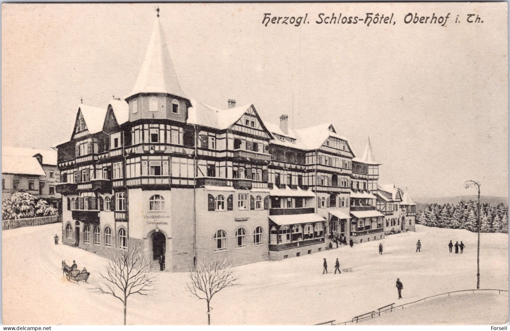 Herzogl. Schloss-Hotel, Oberhof (Datiert 1911) - Oberhof