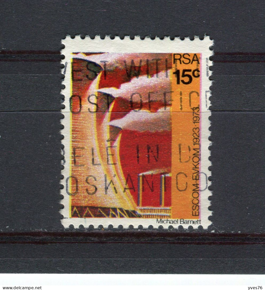 AFRIQUE DU SUD - Y&T N° 340° - Electricité - Tours De Réfrigération - Used Stamps