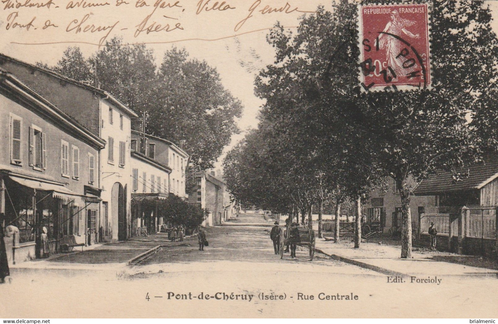 PONT De CHERUY  Rue Centrale - Pont-de-Chéruy