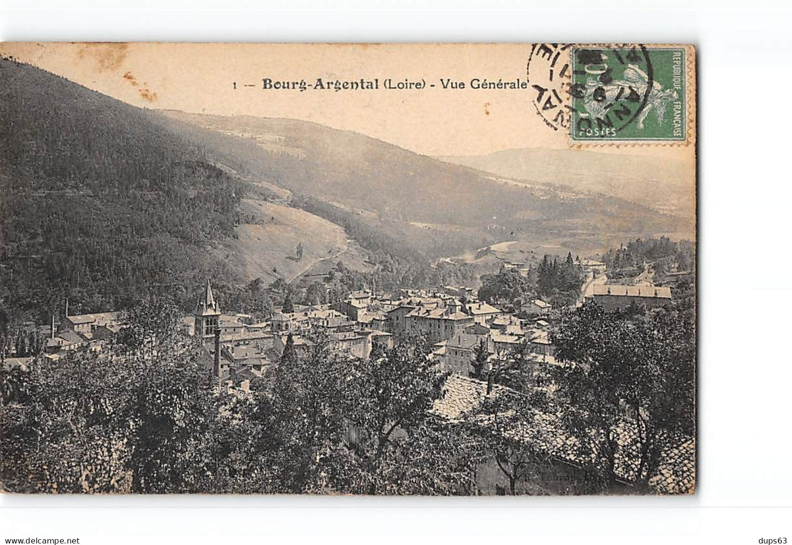 BOURG ARGENTAL - Vue Générale - Très Bon état - Bourg Argental