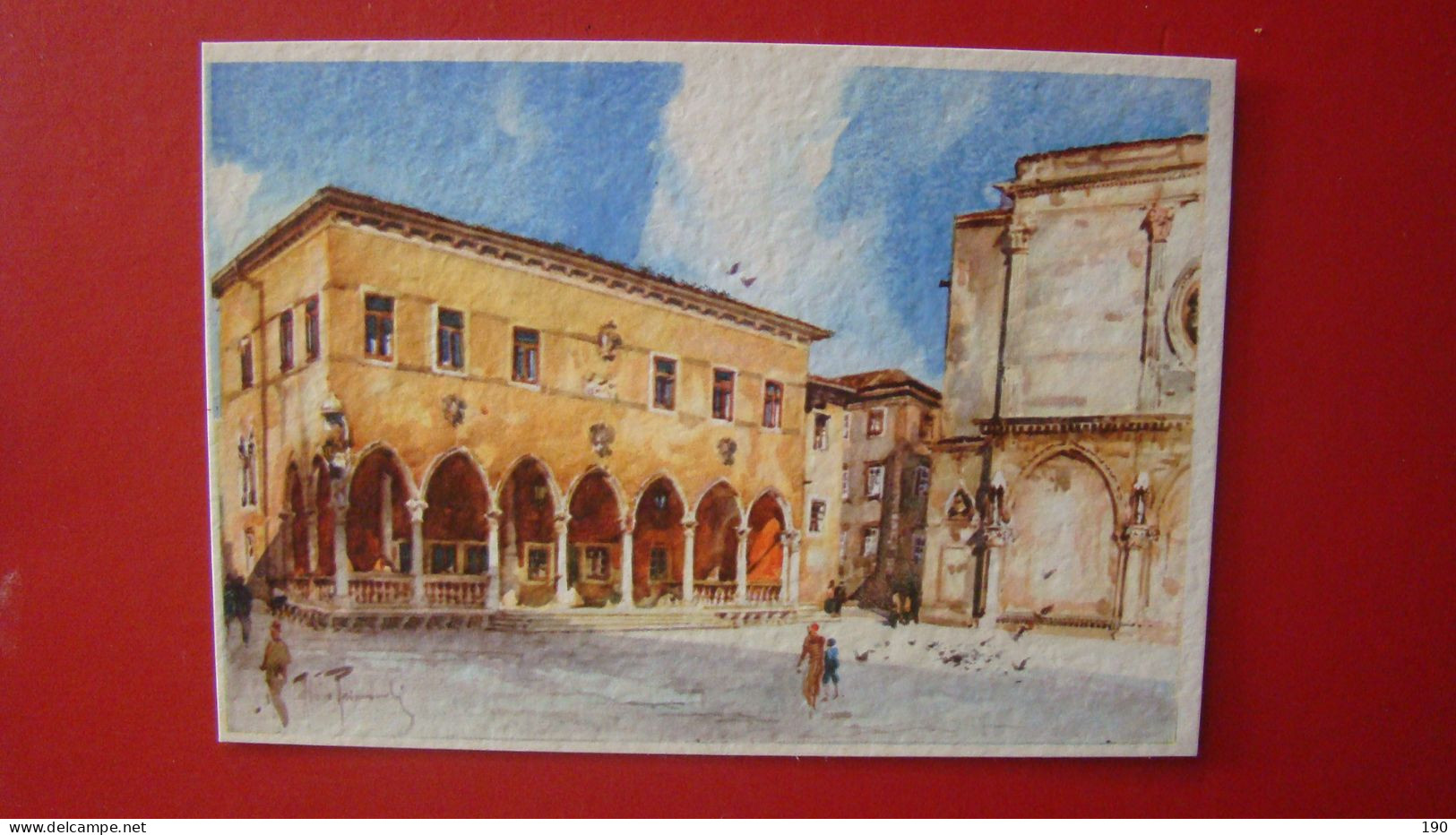 Koper-Capodistria -La Loggia ( Drawn Tllolo Pramandi) - Slovenia