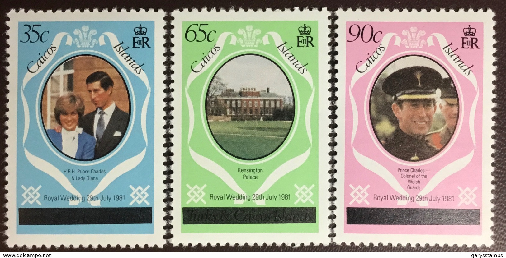 Caicos Islands 1981 Royal Wedding Lower Case MNH - Turks & Caicos (I. Turques Et Caïques)