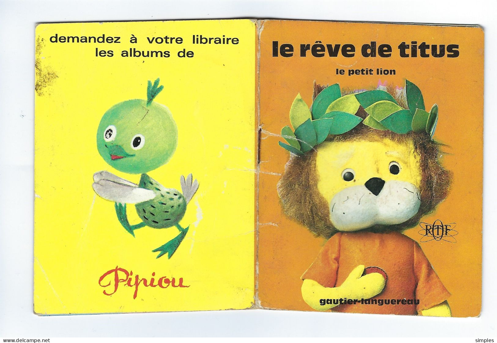 Livret  Le Rêve De TITUS , ORTF, 1969  (4 Scans) - Autres & Non Classés