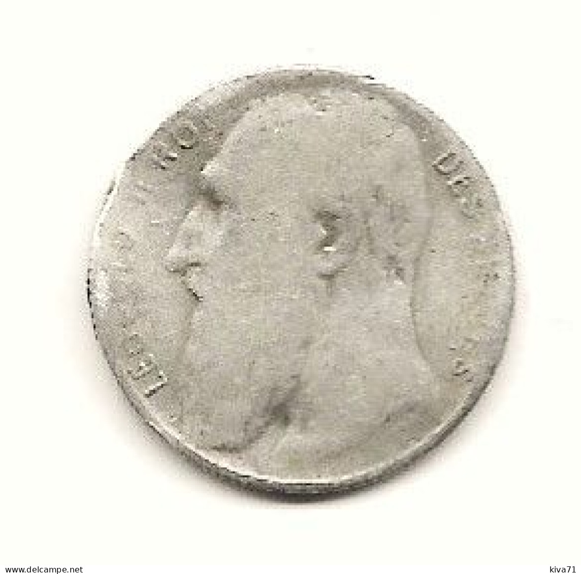 50 Centimes  "Belgique  " 1901 ARGENT   TB - 50 Centimes