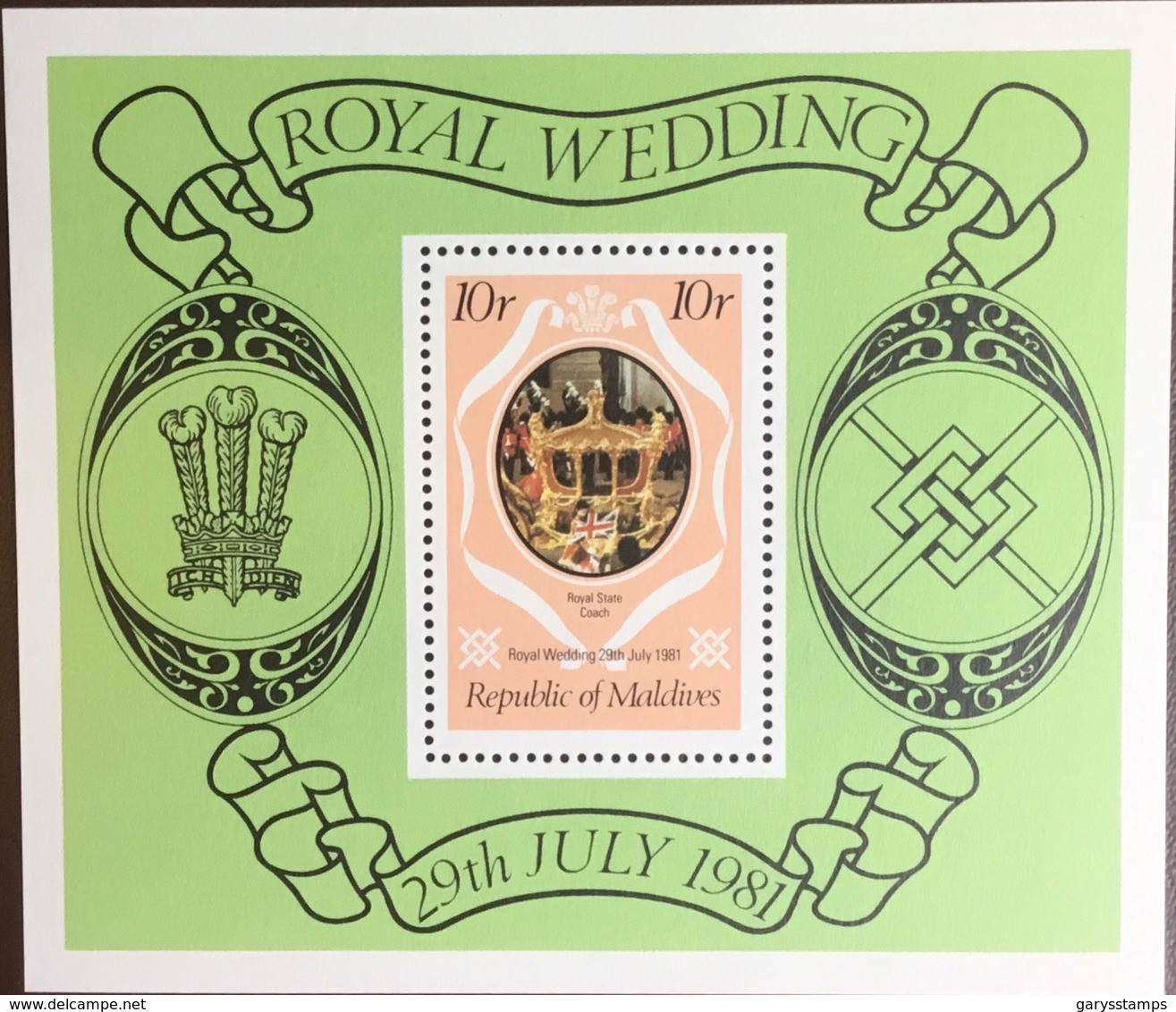 Maldives 1981 Royal Wedding Minisheet MNH - Malediven (1965-...)