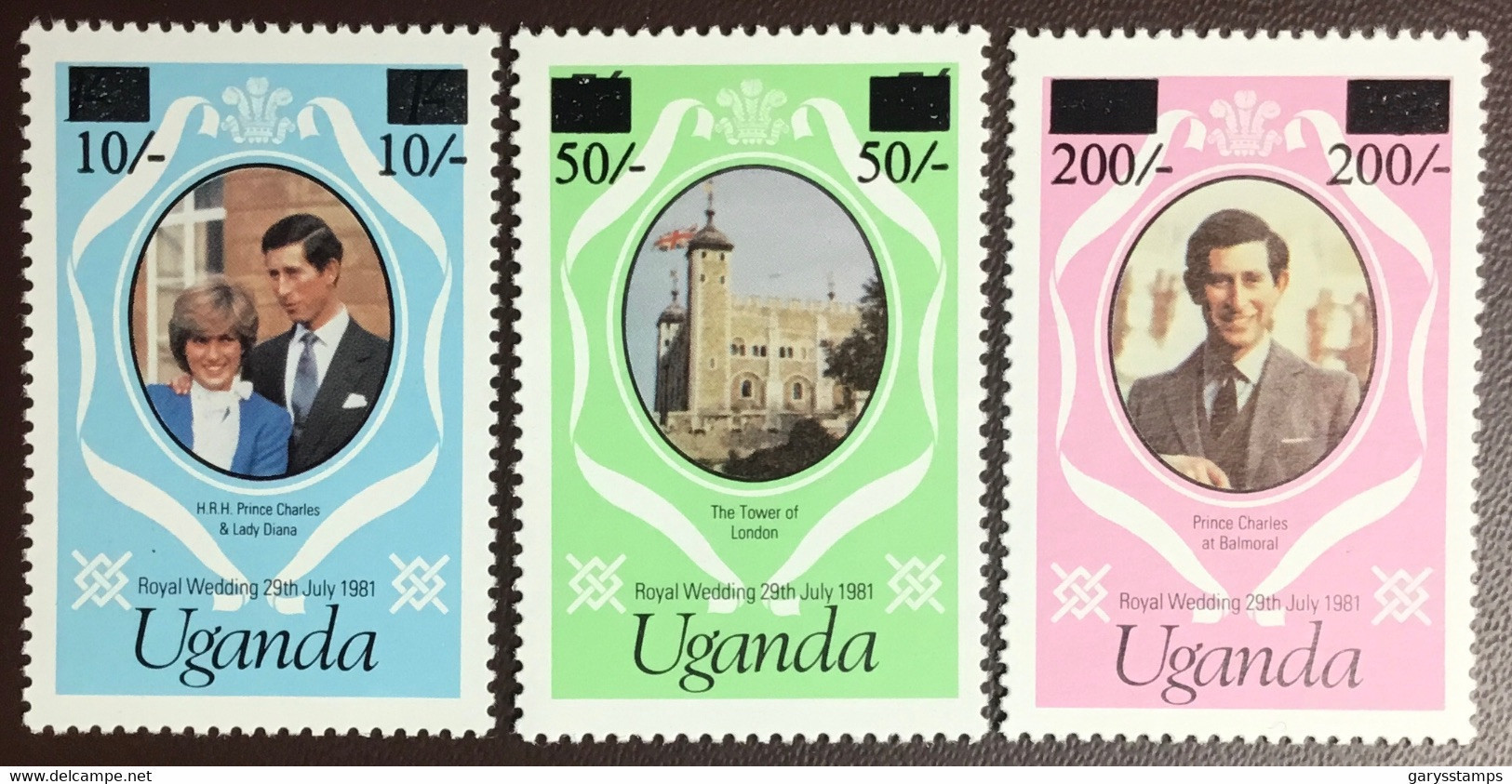 Uganda 1981 Royal Wedding Surcharge MNH - Uganda (1962-...)