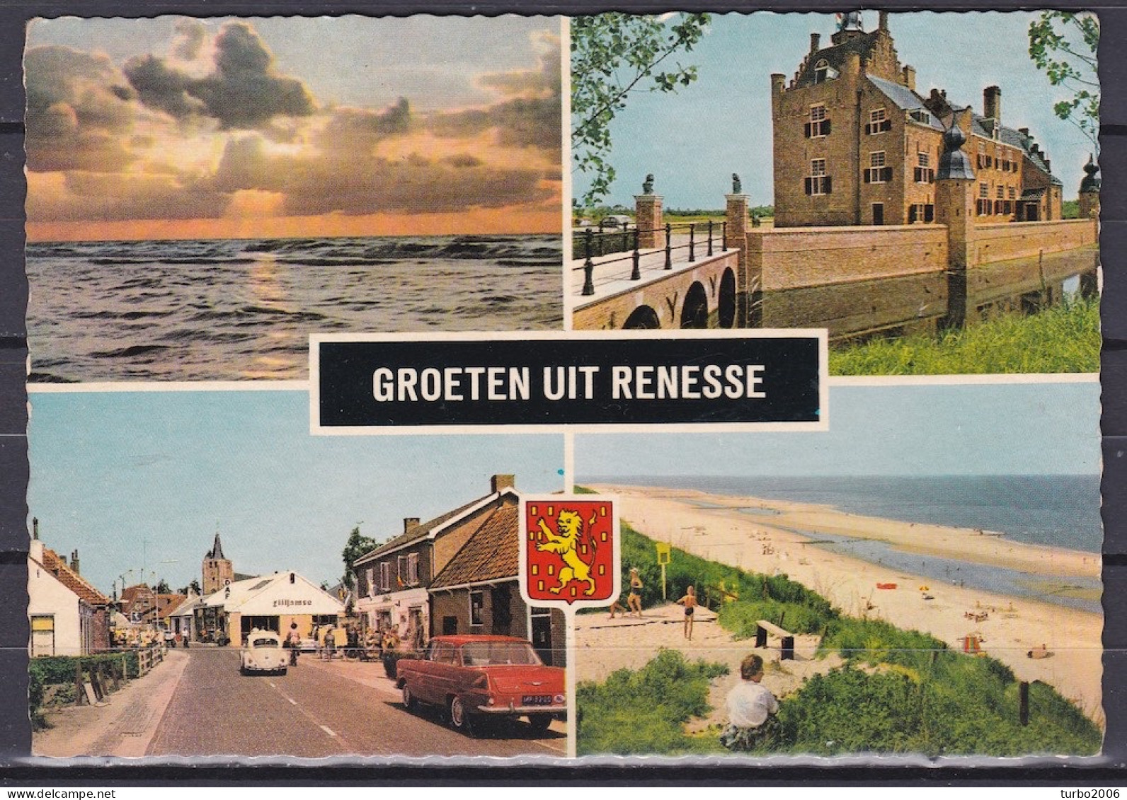 Renesse En Scharendijke W.o N.H. Kerk Jacobuskerk, Slot Moermond, Jachthaven, Kopel  5 X Kleur - Renesse