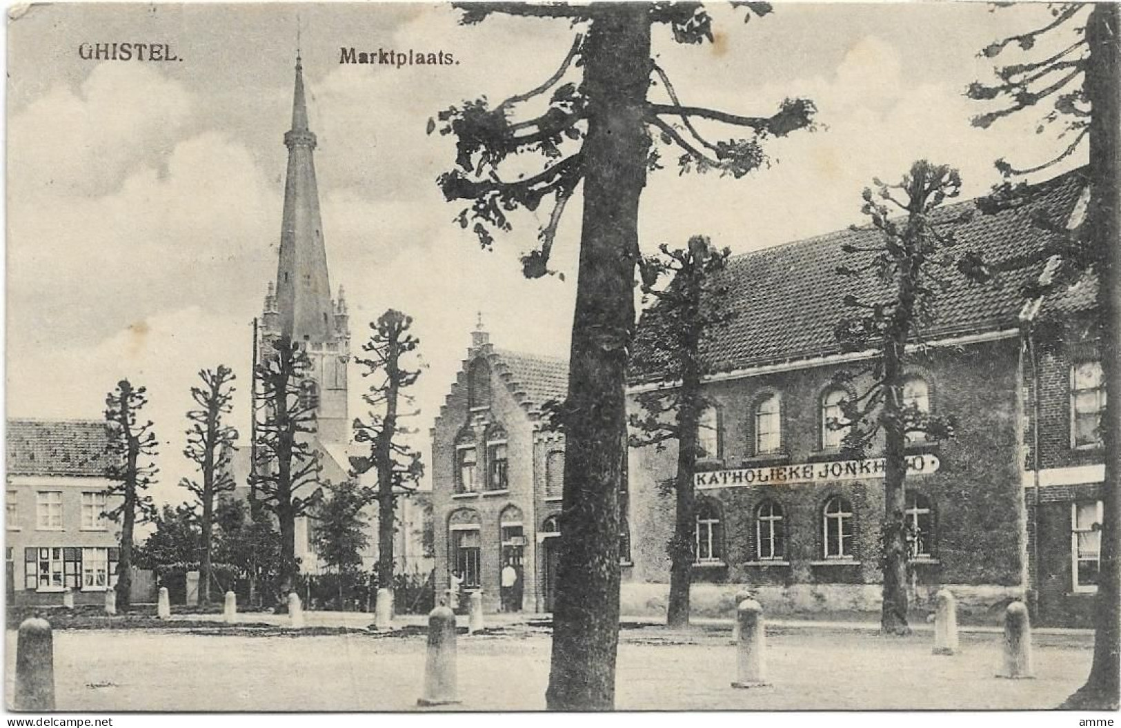 Gistel - Ghistelle  *  Marktplaats   (Feldpost 1915) - Gistel