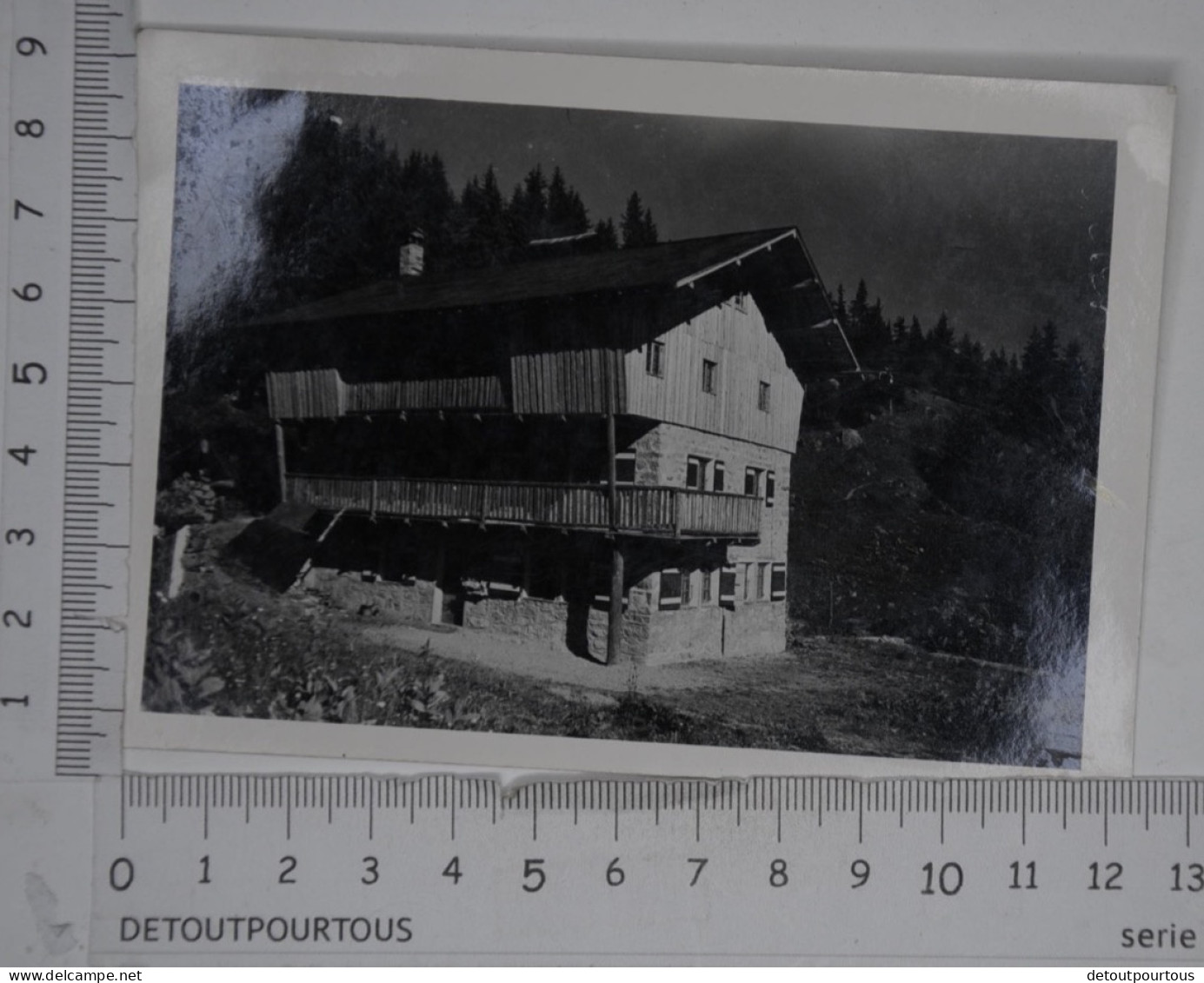 Photo Photographie : MERIBEL LES ALLUES Savoie : Le Chalet Corbet (lieu De La Résistance GROUPE FRANC AS Tarentaise 1944 - Objects