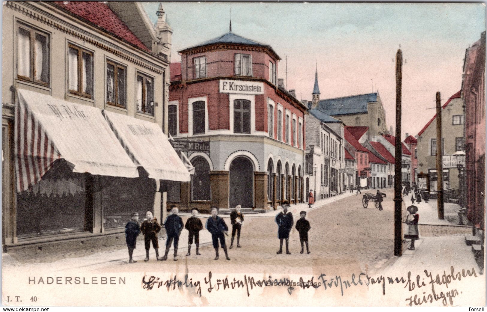 Hadersleben (Schöner Stempel: Heisagger 1904, Nordschleswig) - Danemark