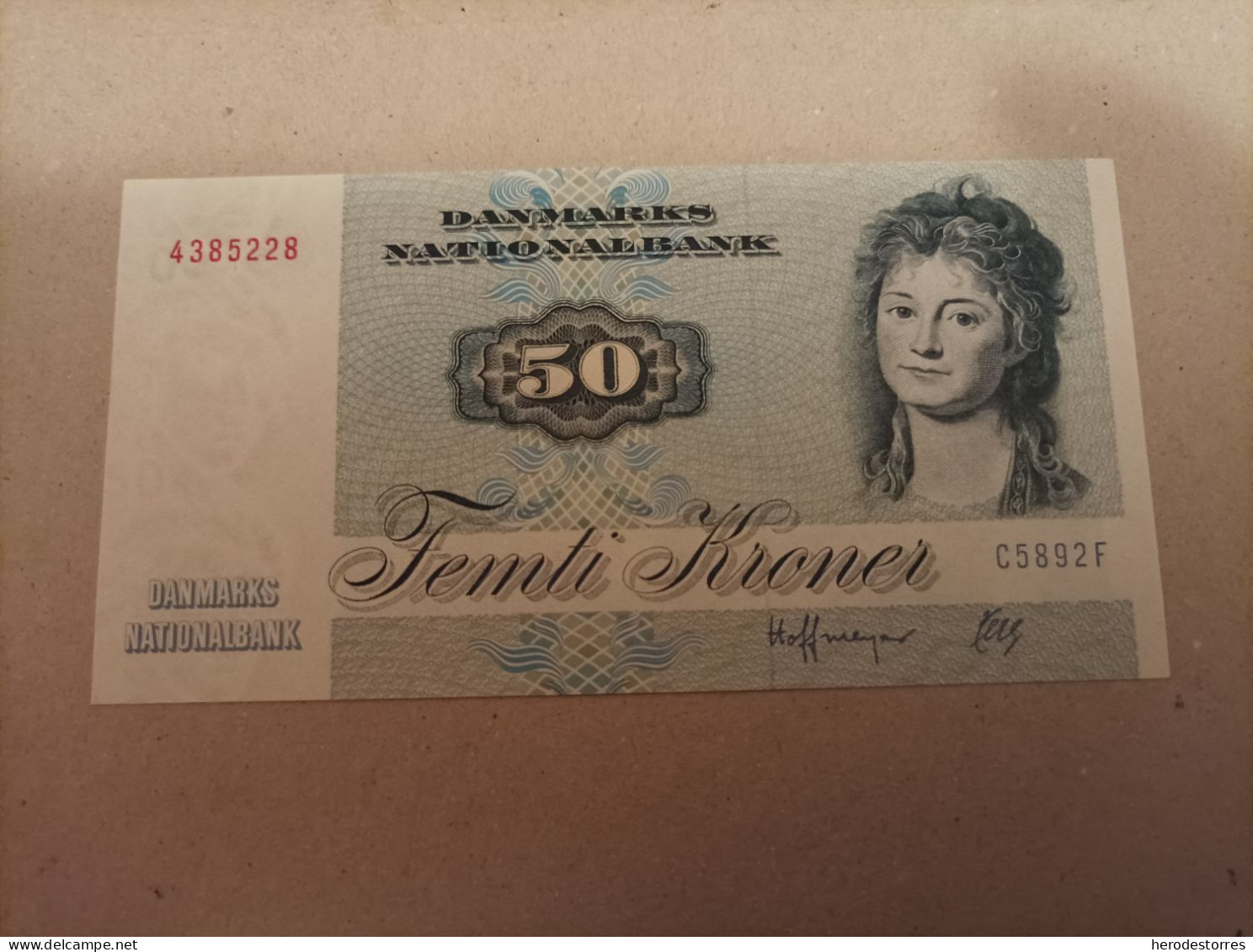 Billete Dinamarca, 50 Coronas, Año 1972, UNC - Dänemark