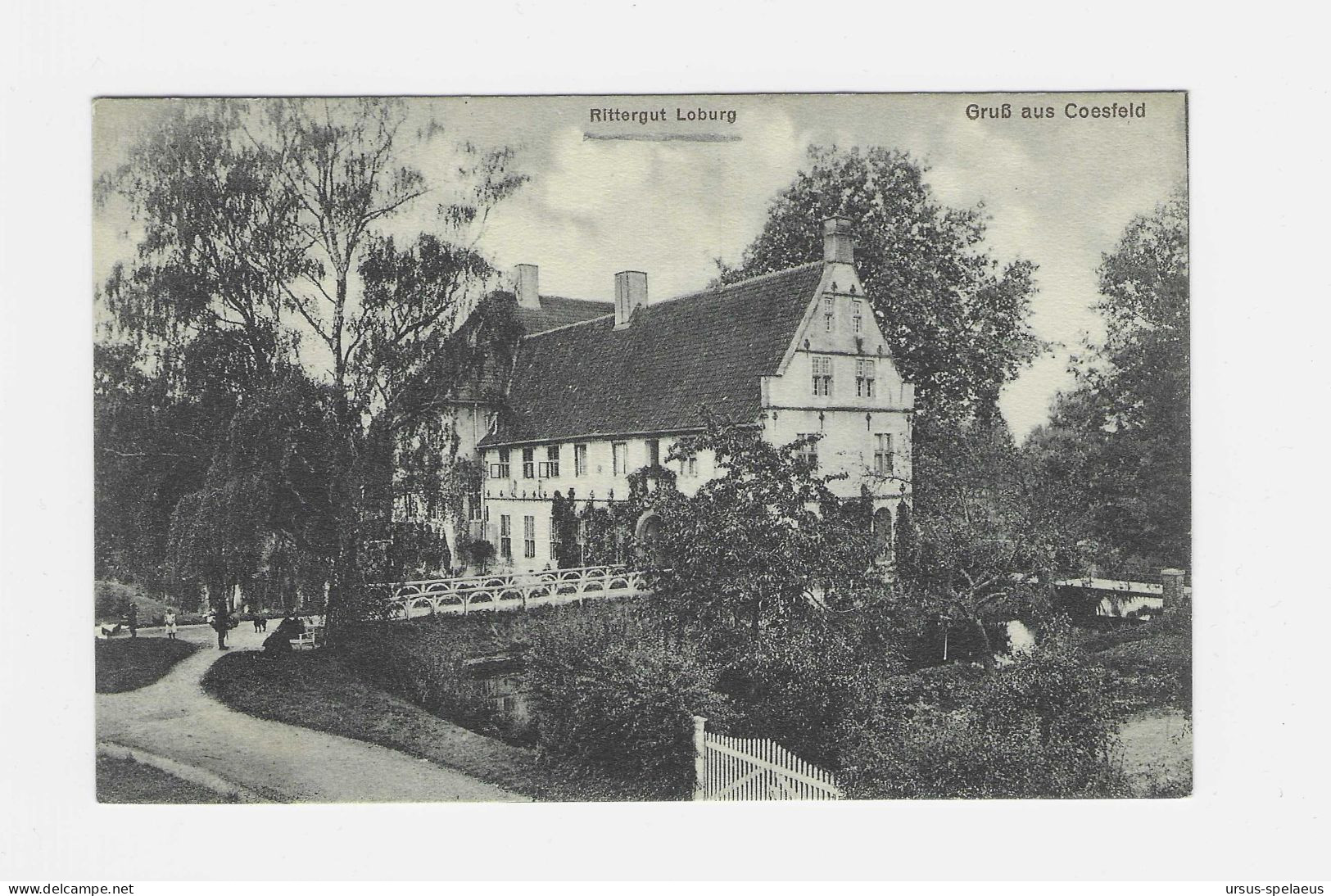 GRUSS AUS COESFELD  RITTERGUT LOBURG  AK Ca. 1910 - Coesfeld