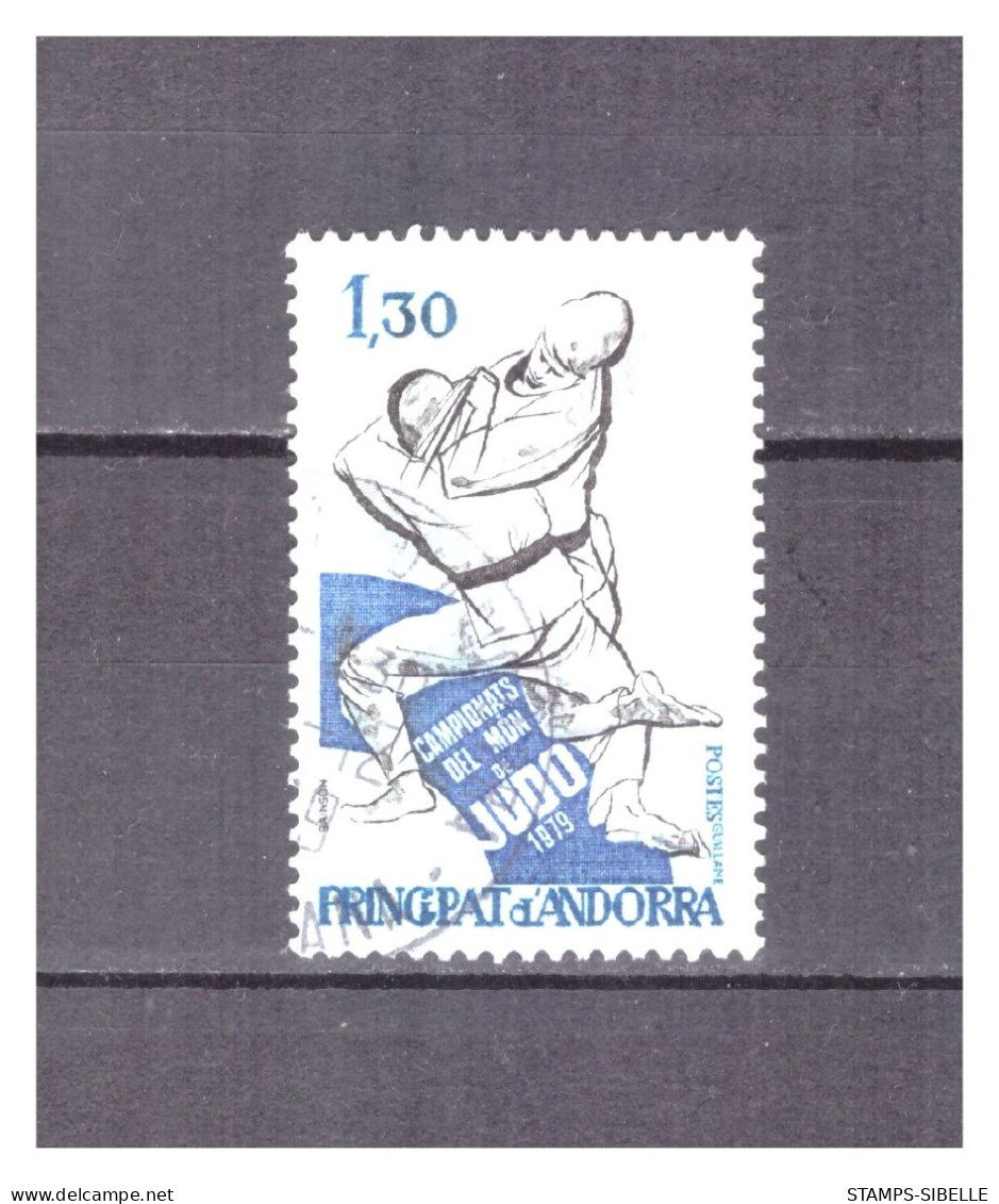 ANDORRE   . N°  281 .   1 F 30   JUDO   OBLITERE     .SUPERBE  . - Used Stamps