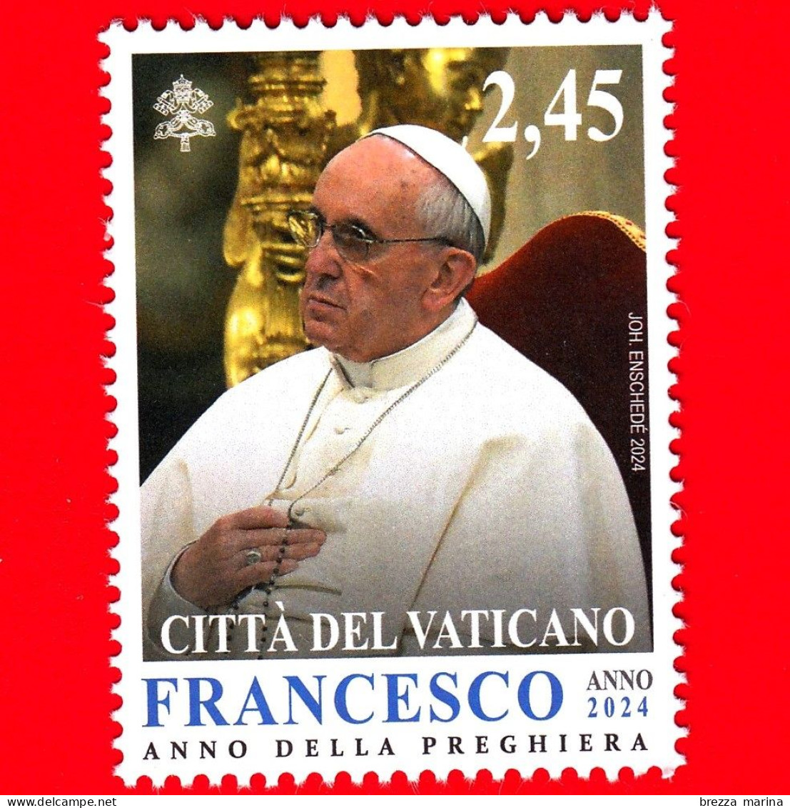 Nuovo - MNH - VATICANO - 2024 - Pontificato Di Papa Francesco MMXXIV – 2.45 - Neufs