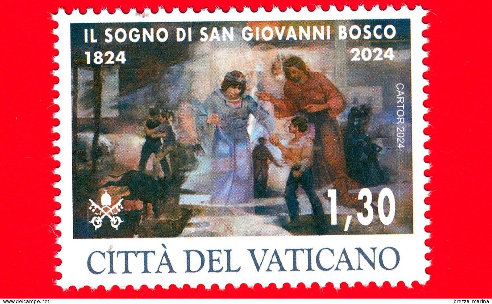 Nuovo - MNH - VATICANO - 2024 - 200 Anni Del Sogno (1824) Di San Giovanni Bosco – 1.30 - Neufs