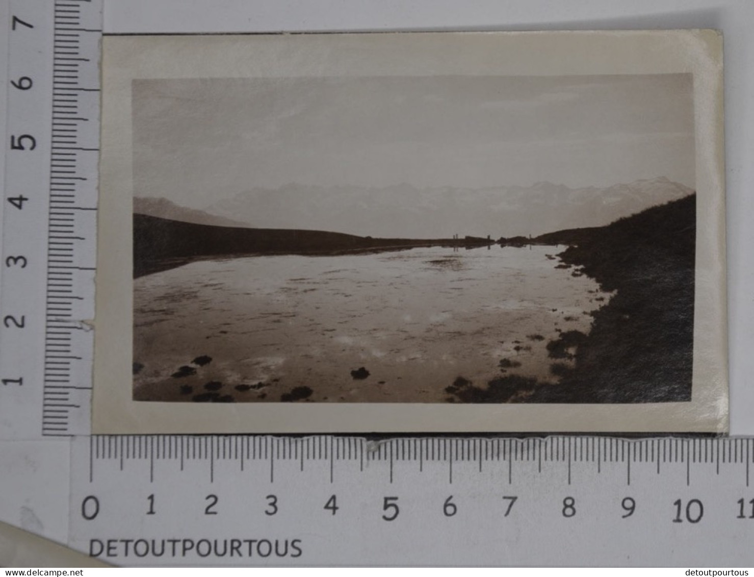 Photo Photographie :   Saint St Alban D'Hurtières Savoie Le Lac Des Grenouilles 1939 - Voorwerpen
