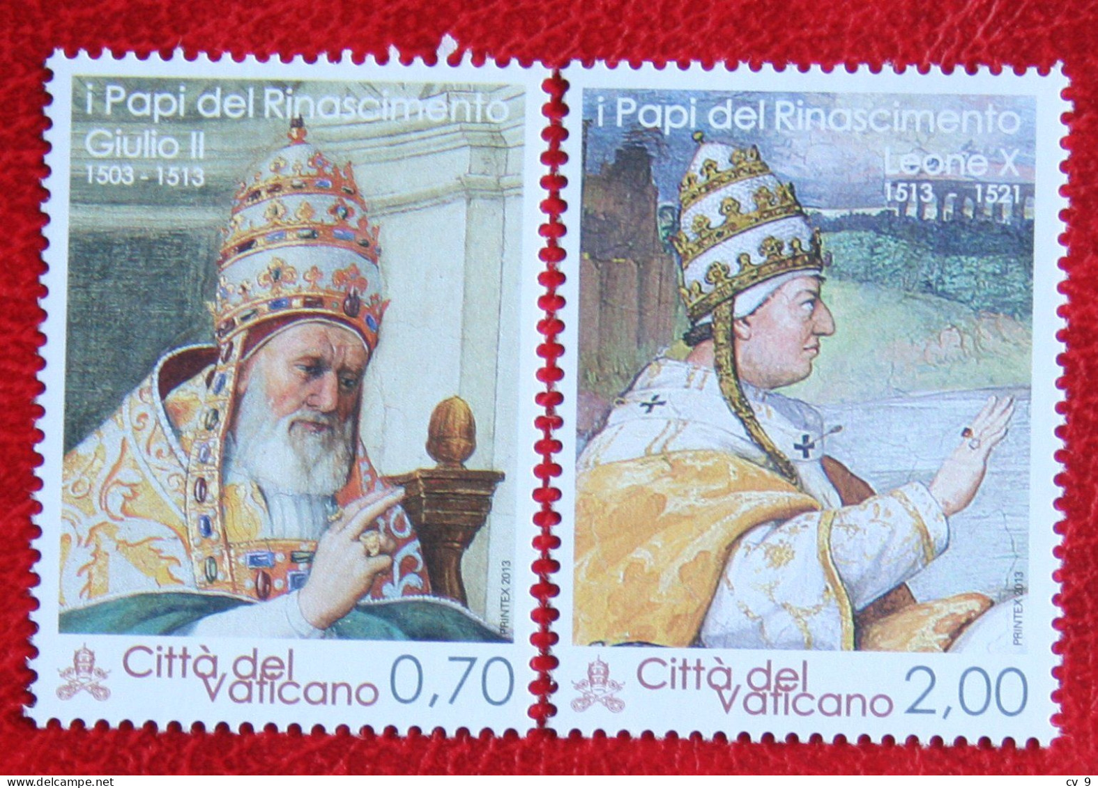Popes Of The Renaissance 2013 Mi 1782-1783 Yv 1635-1636 POSTFRIS / MNH / ** VATICANO VATICAN - Nuevos