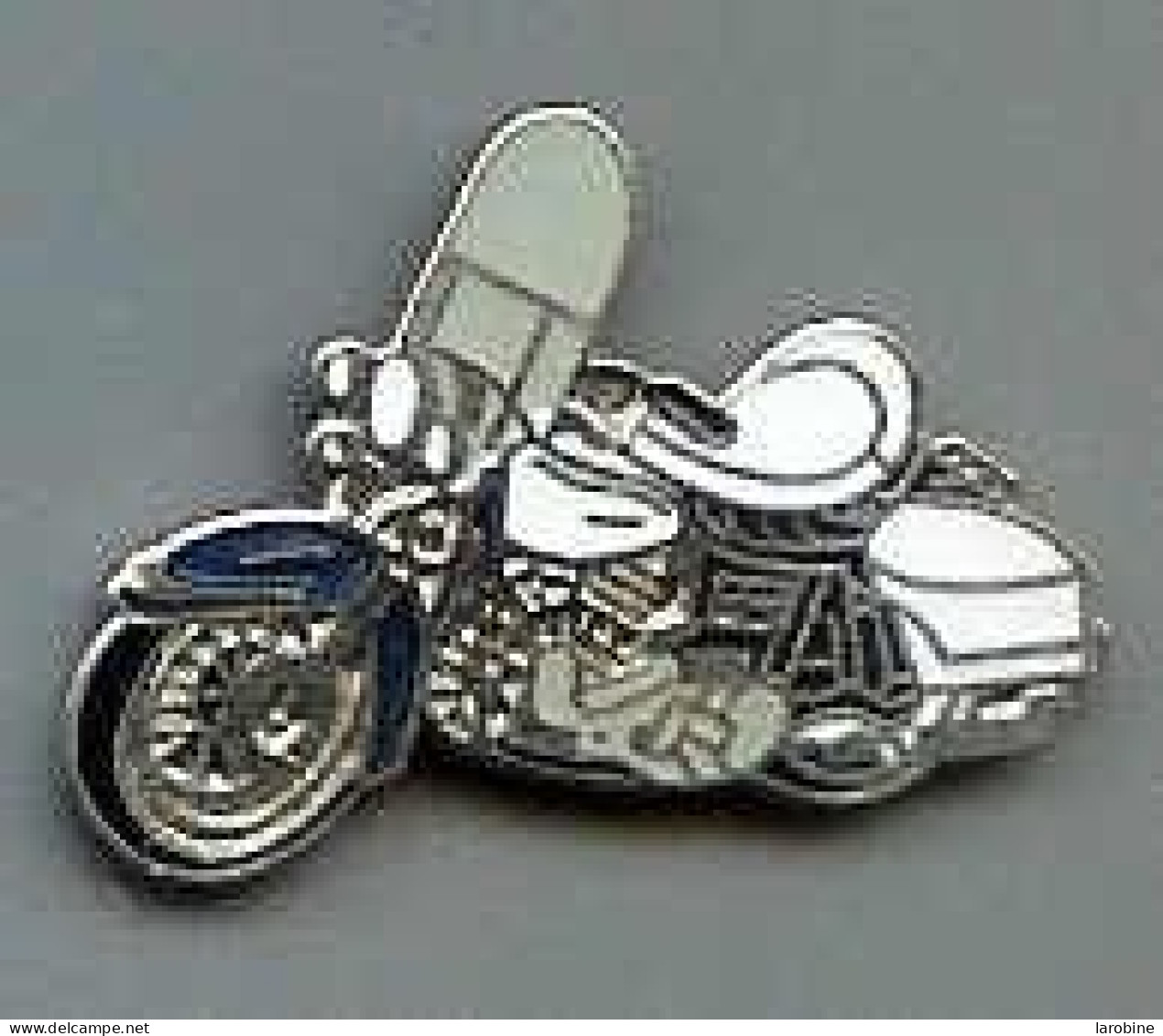 @@ Moto HARLEY DAVIDSON Blanche Démons Et Merveilles (1.5x2.1) @@mot09 - Motorfietsen