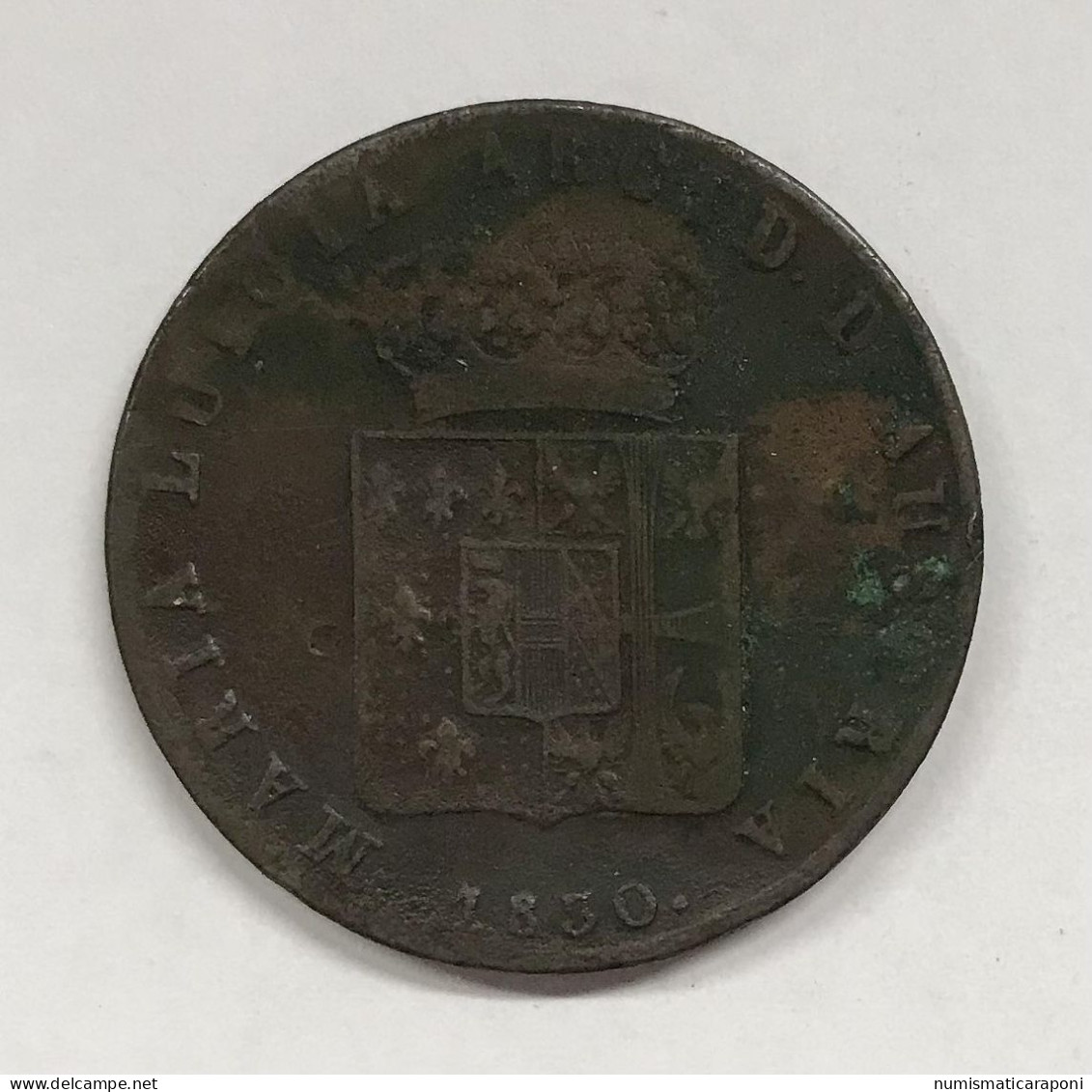 Italy ITALIA Ducato Di Parma Maria Luigia 1815 1847 5 Cent. 1830 Gig.14  E.1456 - Napoleonische