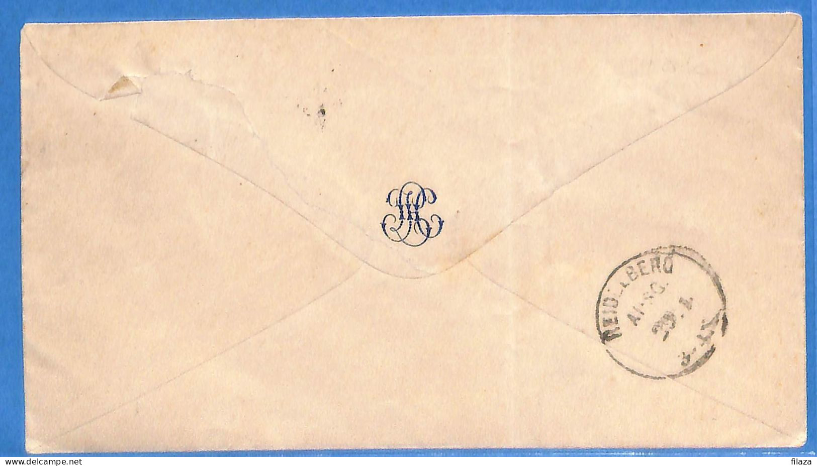 Allemagne Reich 1874 - Lettre De Darmstadt - G30575 - Cartas & Documentos