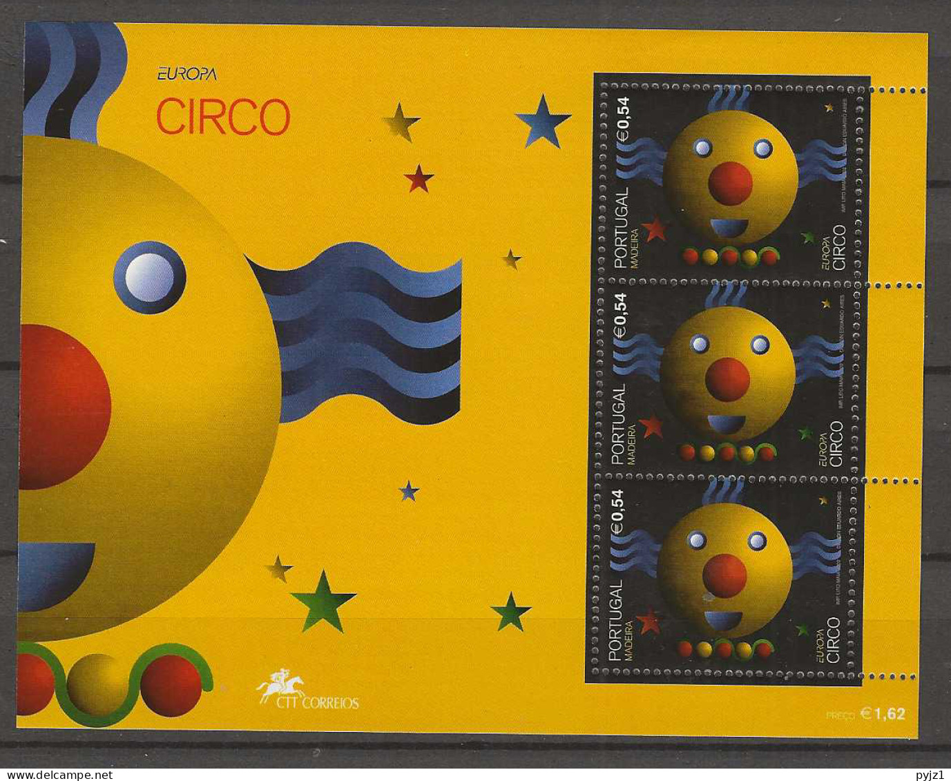 2002 MNH Portugal Madeira Block Postfris** - 2002