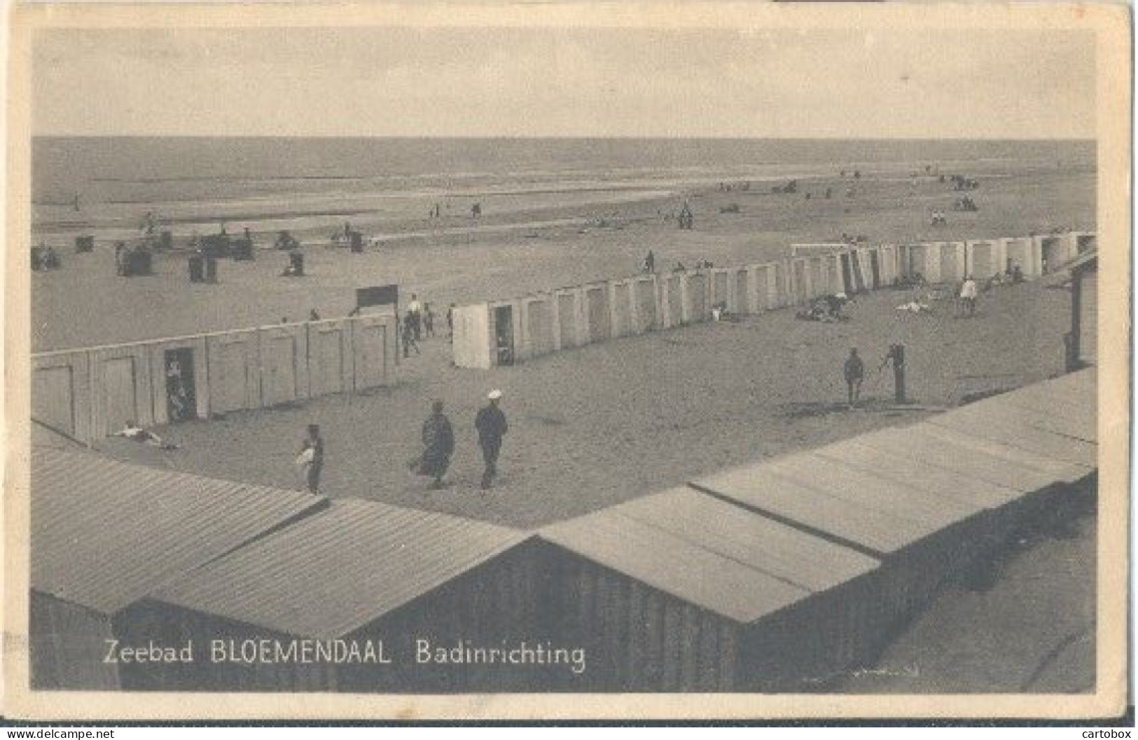 Bloemendaal, Zeebad Bloemendaal Strandgezicht (anno 1931) - Bloemendaal