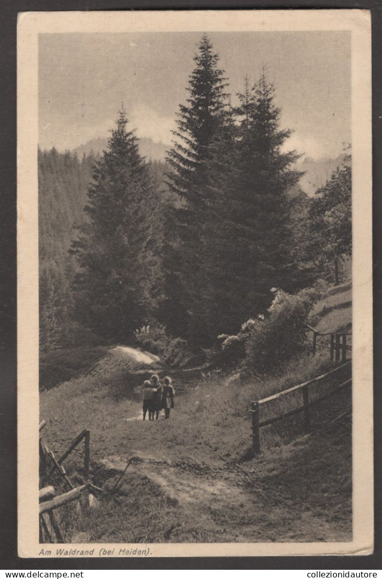 SWITZERLAND - AM WALDRAND - BEI HEIDEN - CARTOLINA FP SPEDITA IL 31.12.1920 - TIMBRO DI LAUENEN - BERN - Heiden