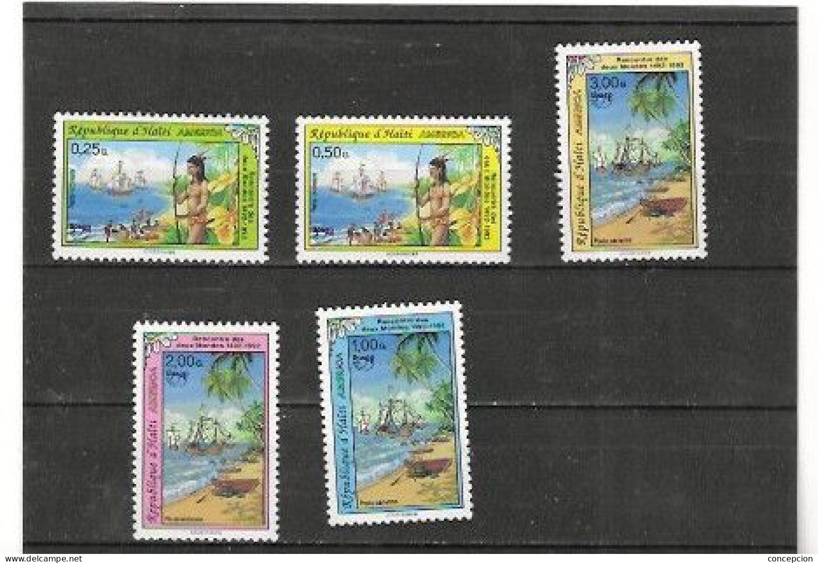 HAITI Nº 853 AL 854 Y AE665 AL 667 - UPU (Unión Postal Universal)