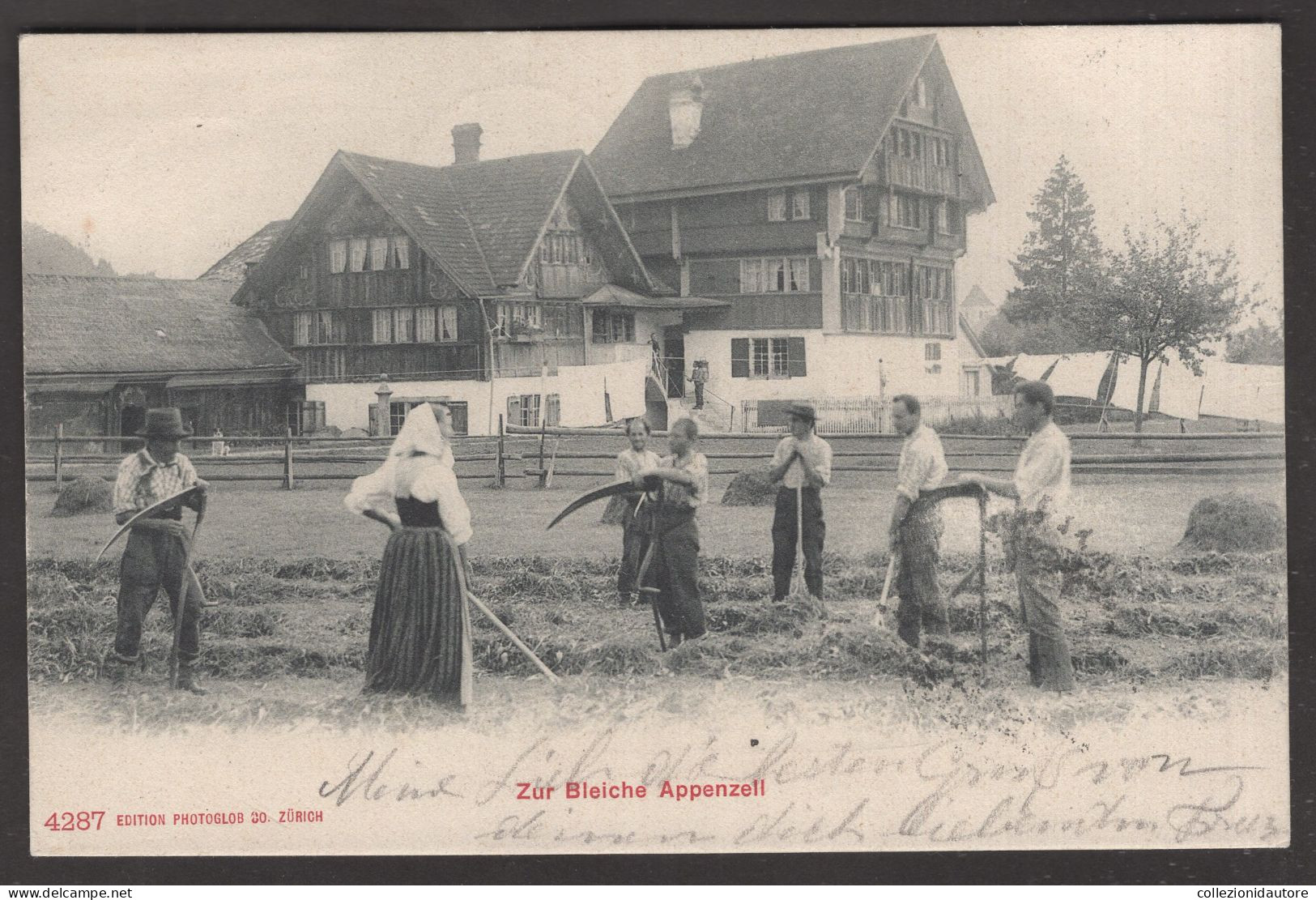 SWITZERLAND - ZUR BLEICHE APPENZELL - CARTOLINA FP SPEDITA IL 06.12.1904 TIMBRO DI APPENZELL - ST GALLEN - Appenzell