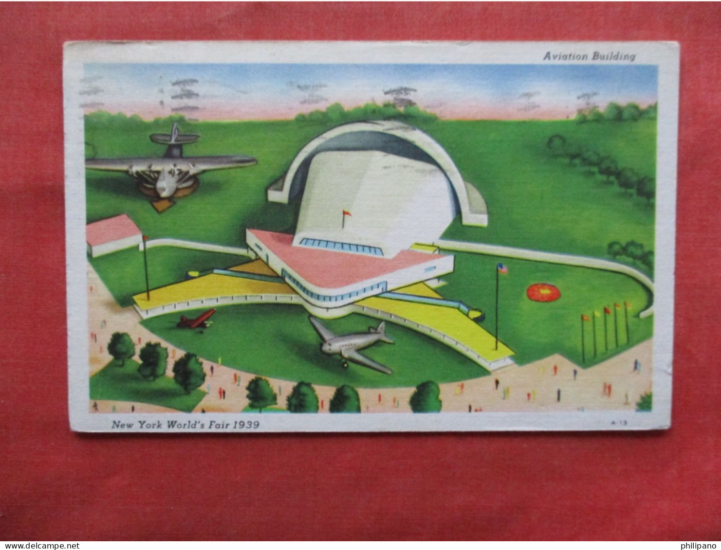 1939 NEW YORK WORLD's FAIR - Aviation Building      Ref 6355 - Expositions