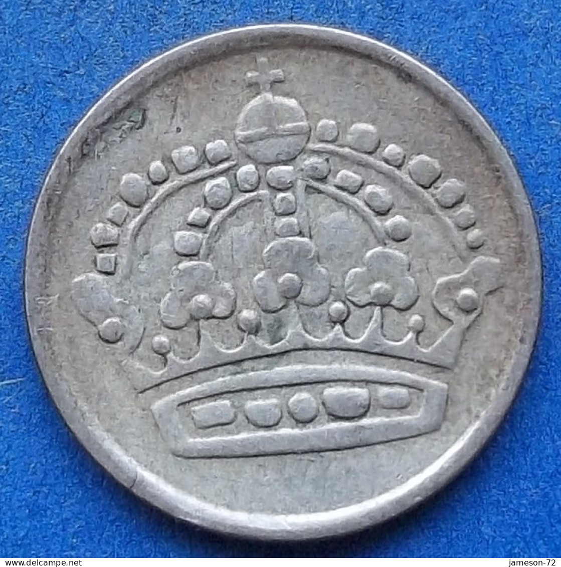 SWEDEN - Silver 10 öre 1954 TS KM# 823 Gustav VI Adolf (1950-1973) - Edelweiss Coins - Suède