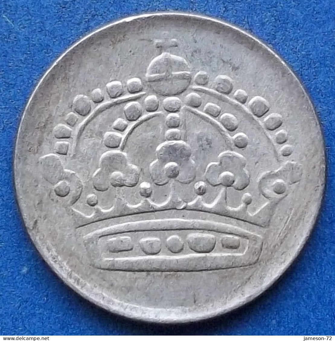 SWEDEN - Silver 10 öre 1955 TS KM# 823 Gustav VI Adolf (1950-1973) - Edelweiss Coins - Suède