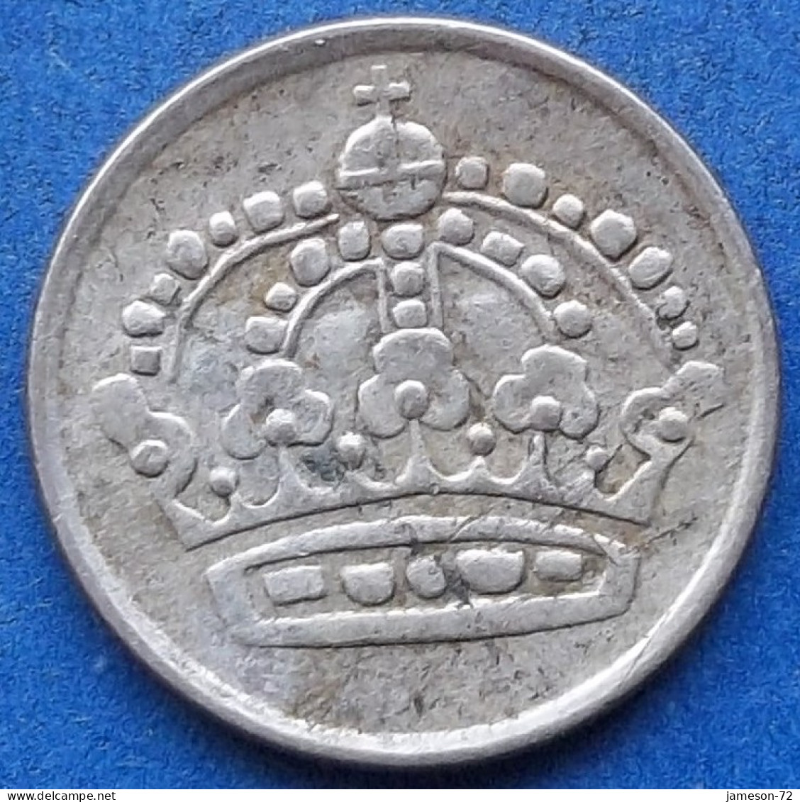 SWEDEN - Silver 10 öre 1958 TS KM# 823 Gustav VI Adolf (1950-1973) - Edelweiss Coins - Suède